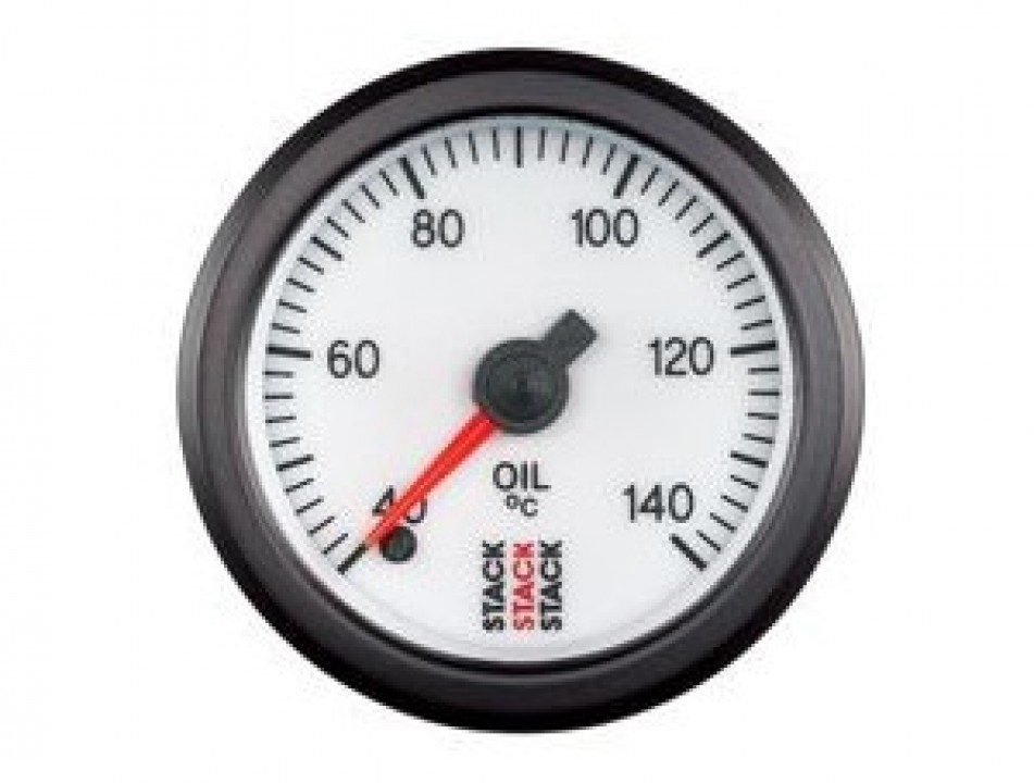 Manomètre STACK classique analogique pro temperature huile 40-140°